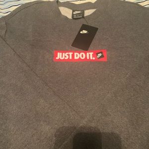 Brand New with Tags Mens Nike Crew Sweatshirt Just Do It XXL